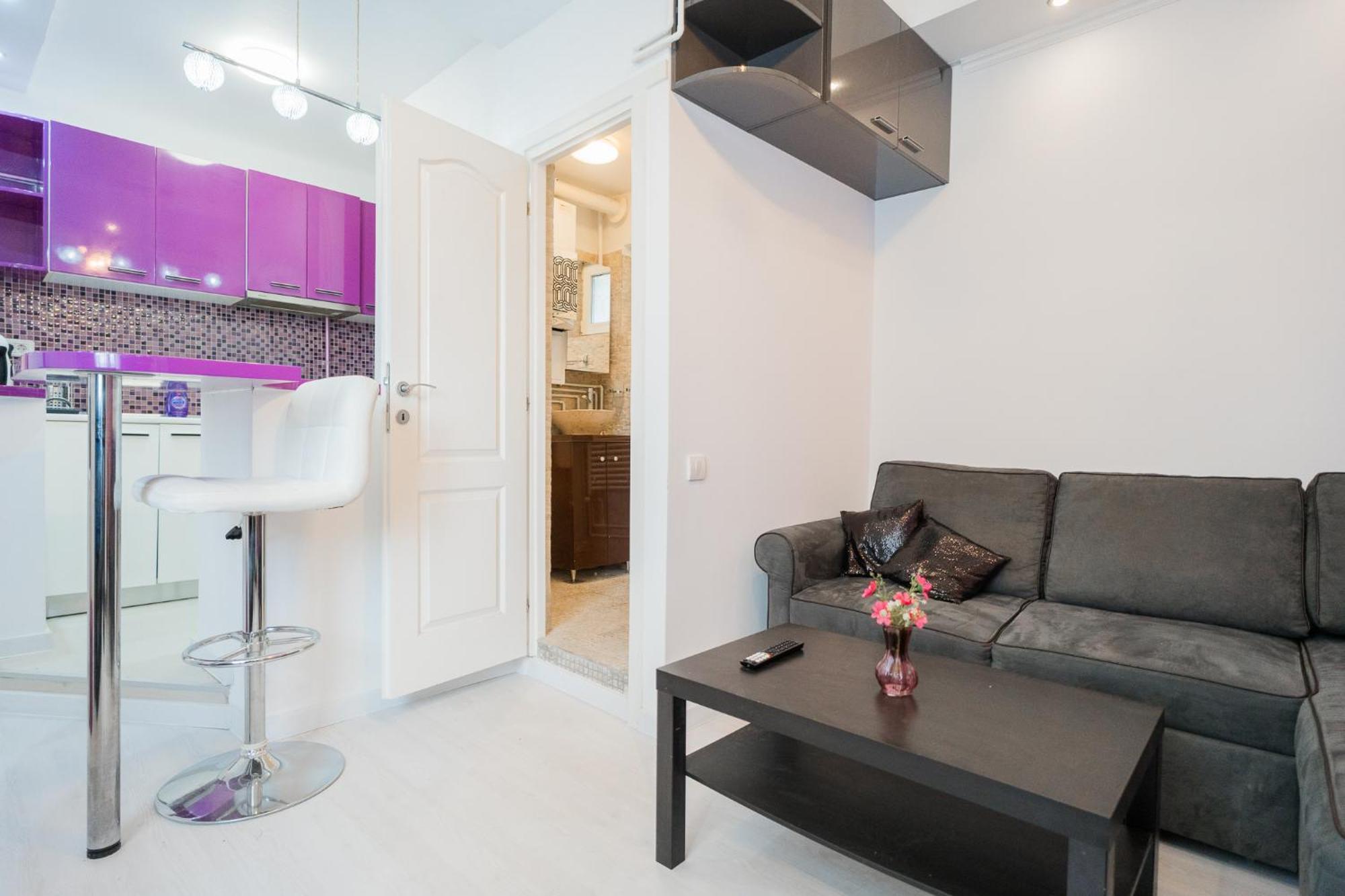 Ultra Central White & Lila Studio Bucureşti Eksteriør bilde